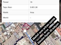 Mall of Antalya Avm Arkası Acil Satılık Arsa