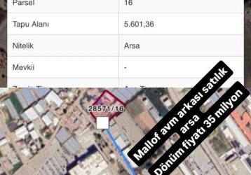 Mall of Antalya Avm Arkası Acil Satılık Arsa